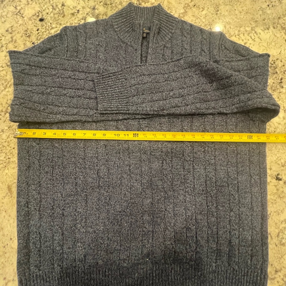 Men’s brooks brothers cable knit 1/4 zip sz xxl